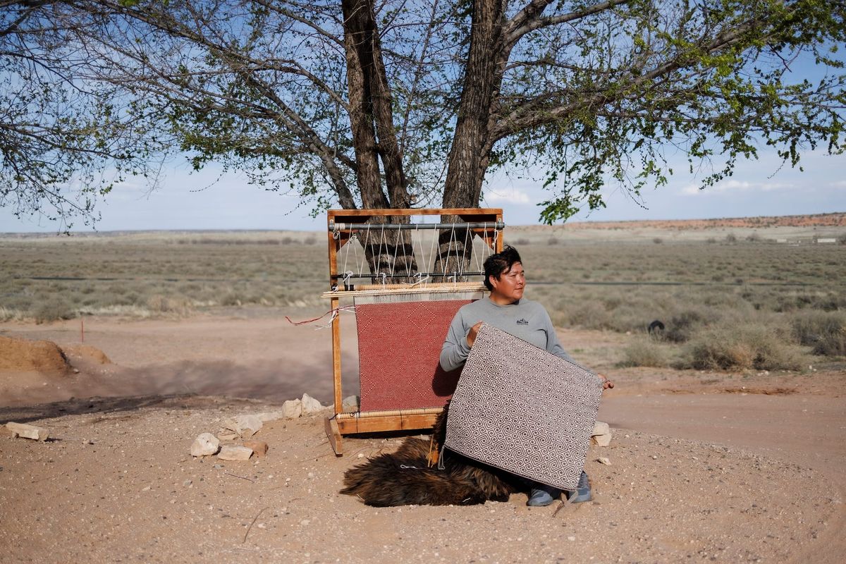 Nikyle Begay Resurrects Century-Old Diné Weavings